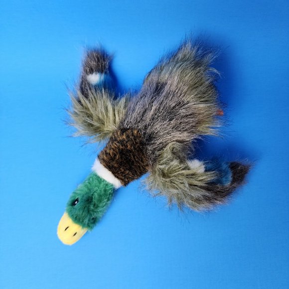 Realistic Mallard Duck Squeaking Plush Stuffed Animal Toy - Picture 4 of 7
